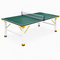 Table de tennis de table 274 x 152.5 x 76 cm en bois composite vert et acier pour intérieur