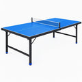 Table de tennis de table 274 x 152.5 x 76 cm bleu acier pliable